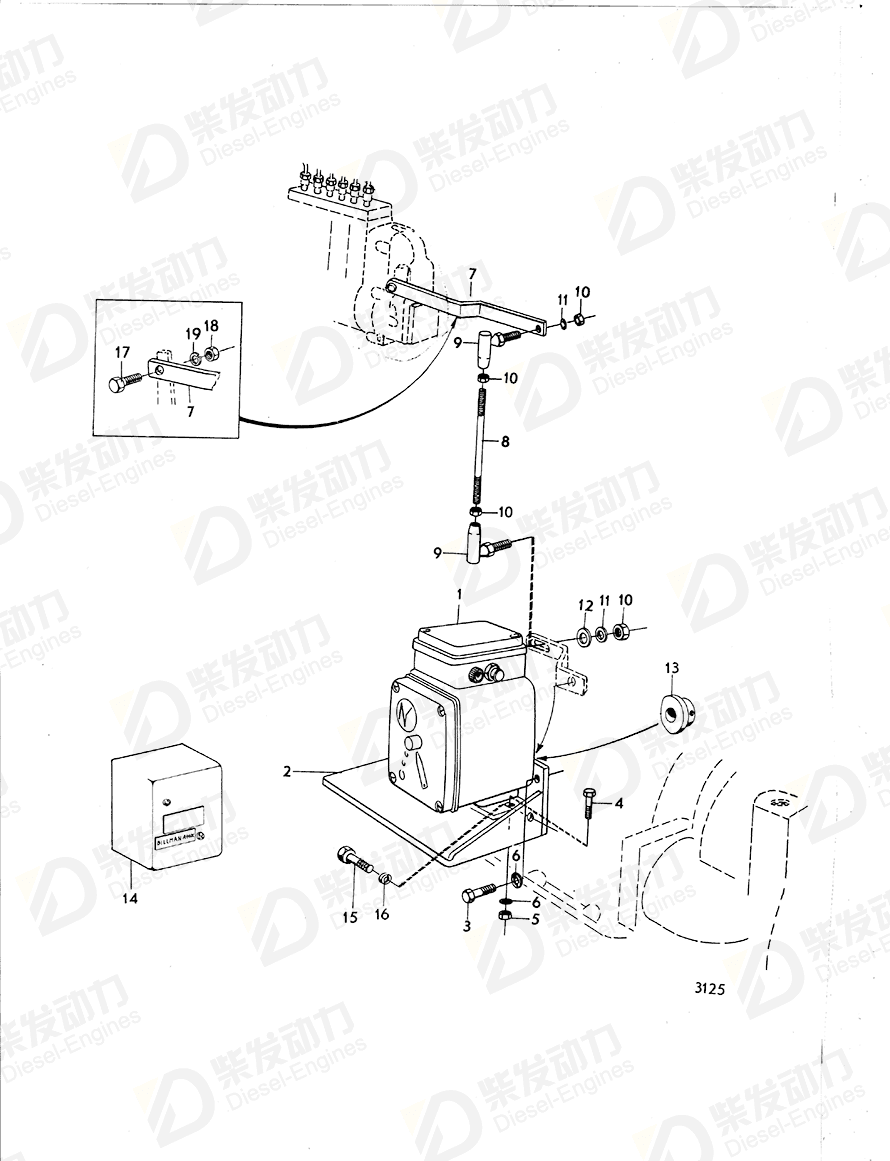 volvo penta Hexagon screw 955560 Drawing volvo penta Hexagon screw 955560 Drawing